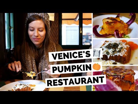 , title : 'Michelin Restaurant in Venice, Italy | Trying Pumpkin Dishes!'