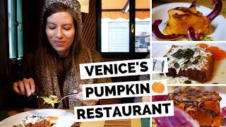 Michelin Restaurant in Venice, Italy | Trying Pumpkin Dishes!