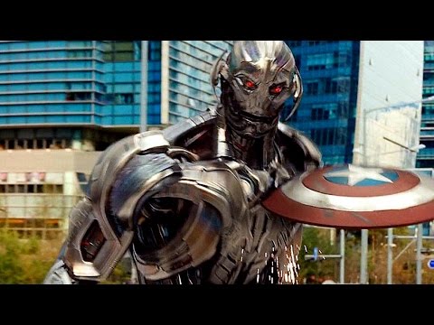 Captain America vs Ultron - Fight Scene - Avengers: Age of Ultron - Movie CLIP HD