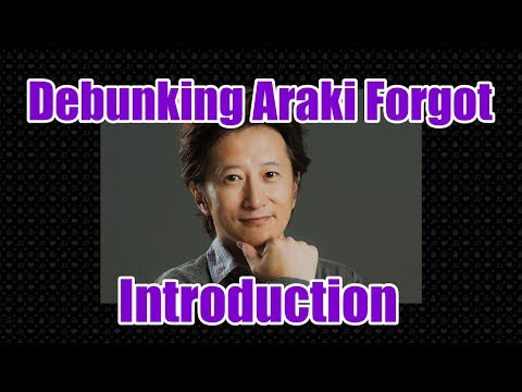 Debunking Araki Forgot: Introduction