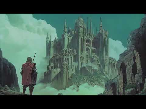 a cathedral in the mist