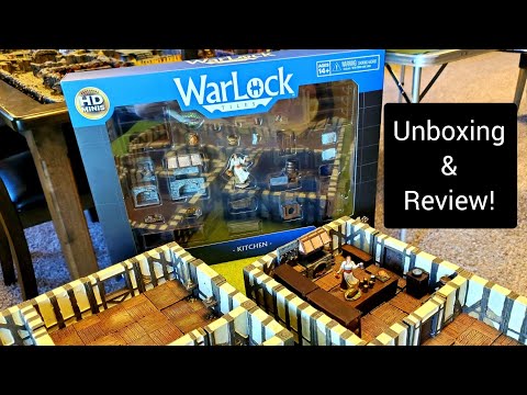 WizKids WarLock Tiles - Kitchen Unboxing/Review
