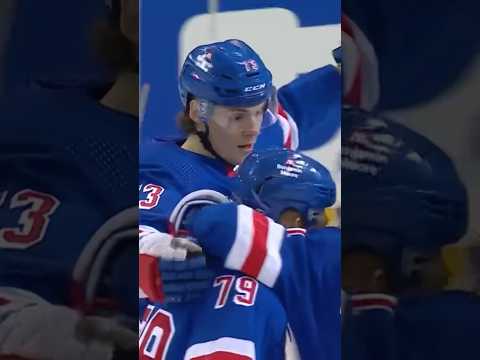 First playoff goal for Matt Rempe! #mattrempe #nhl #nyr #playoffs