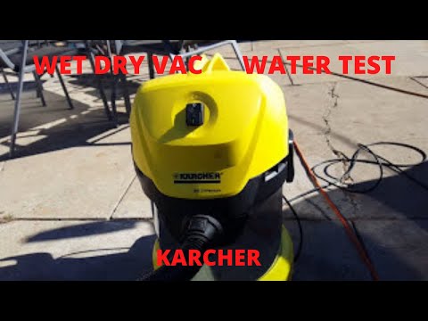 KARCHER MV3 PREMIUM WET DRY VAC water test