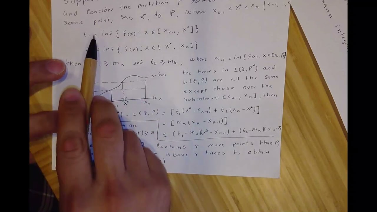 Calculus 101 - Properties of Riemann Integral - Lower Sum of a Refinement Partition