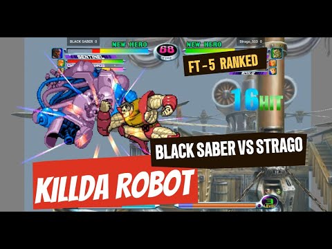 MvC2:: (Fightcade) Black_saber VS Strago - Ranked FT-5 - 3/9/2024