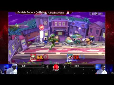 Smash 4 Suhoor: NeoTempus (Samus) vs Zolain (Mario) - WR5