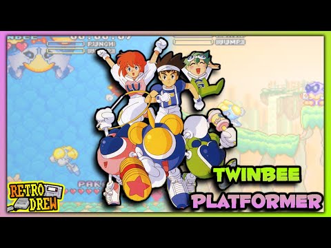 From Shmup To Platformer! Twin Bee Rainbow Bell Adventures (SNES) Review | Retro Drew