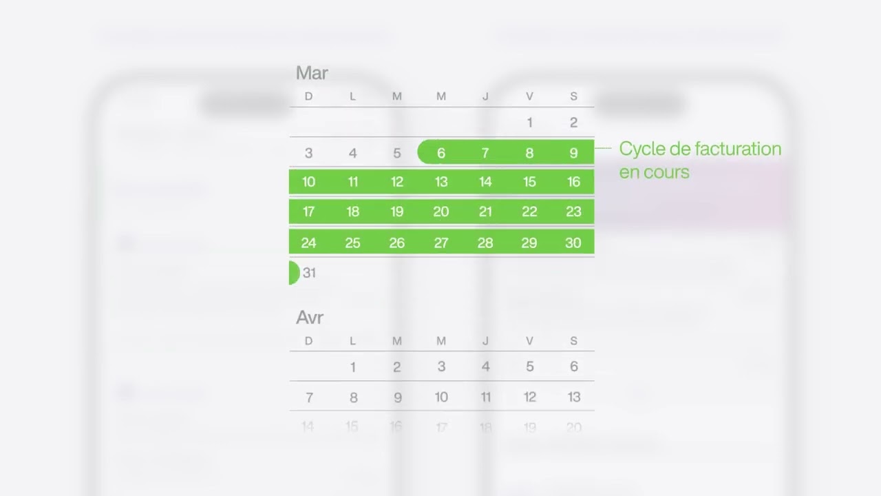 Frais partiels sur votre facture des services mobiles