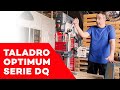 Video: Taladro de columna y sobremesa OPTIdrill DQ 22 – 400V 3Ph