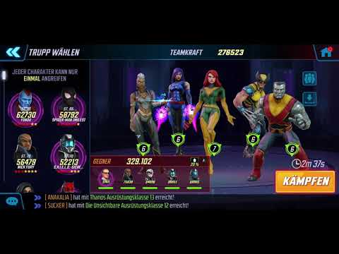 MSF AllianceWar Xman vs Coulson Shield