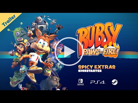 Bubsy: Paws on Fire! Kickstarter Trailer thumbnail