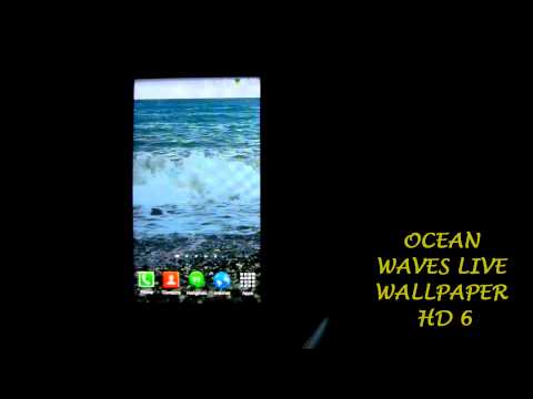 Ocean Waves Live Wallpaper HD6 Video