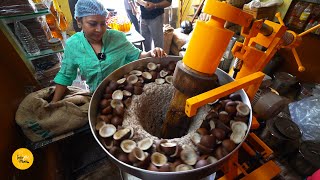 100% Pure Coconut Oil Making l नारियल का तेल ऐसे बनाया जाता है l Nashik Street Food