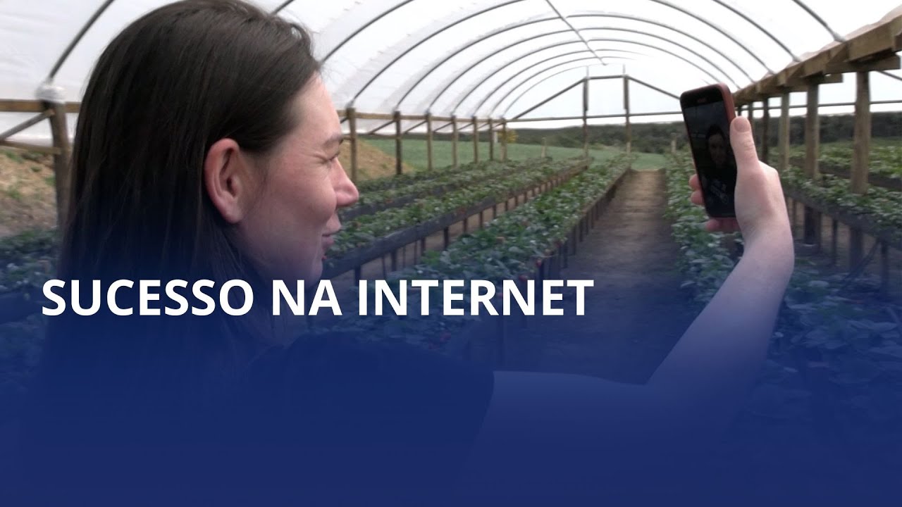 Agricultora mostra o dia a dia no campo em Alfredo Wagner