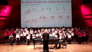 Rutgers Children's Choir and Scarlet Singers - "Joshua Fought the Battle of Jericho" 2013, May 12