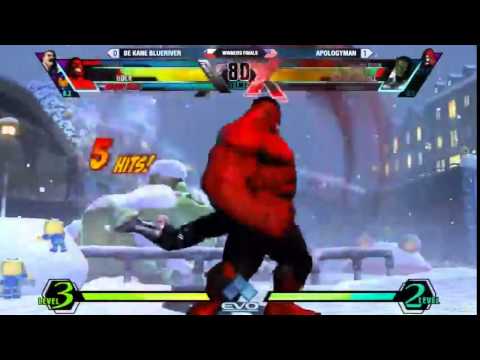 UMVC3 KANE BLUERIVER VS APOLOGYMAN WINNERS FINALS EVO2015