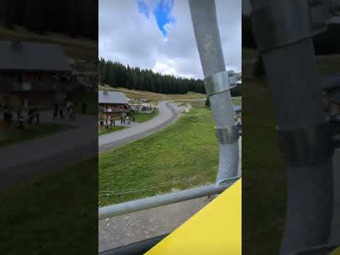 Rallye Mont blanc 2022- crash cyril raymond (vue télésiege) #rallye #france #crash #bigcrash #alpine
