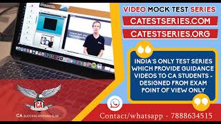 Ca Test Series | Ca final test series | ca ipcc test series | ca inter test