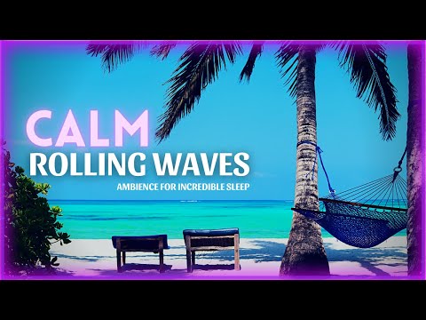 Waves Rolling On Tropical Beach ASMR | Satisfying Sounds For Sleep And Relaxation | 2hrs