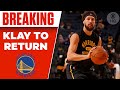 Klay Thompson Officially Set to Return Sunday for Warriors | CBS Sports HQ
