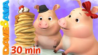 🥞 Mix a Pancake and More Nursery Rhymes | Baby Songs by Dave and Ava 🥞