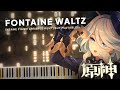 Genshin Impact OST: The Fontaine Waltz | Advanced Piano Arrangement + MIDI