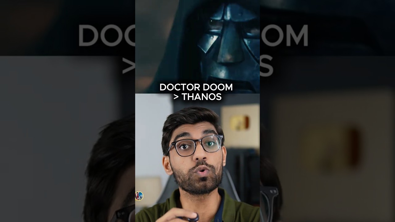 Marvel Proved Doctor Doom Is More Powerful Thanos With Just One Scene 🤯 #shorts