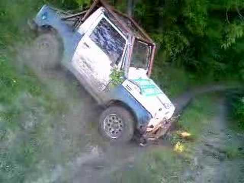 Drecki fährt den Berg hinab