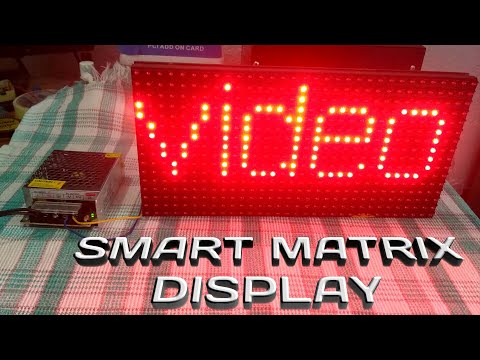 Wireless P10 Dot Matrix LED Display Using ESP8266