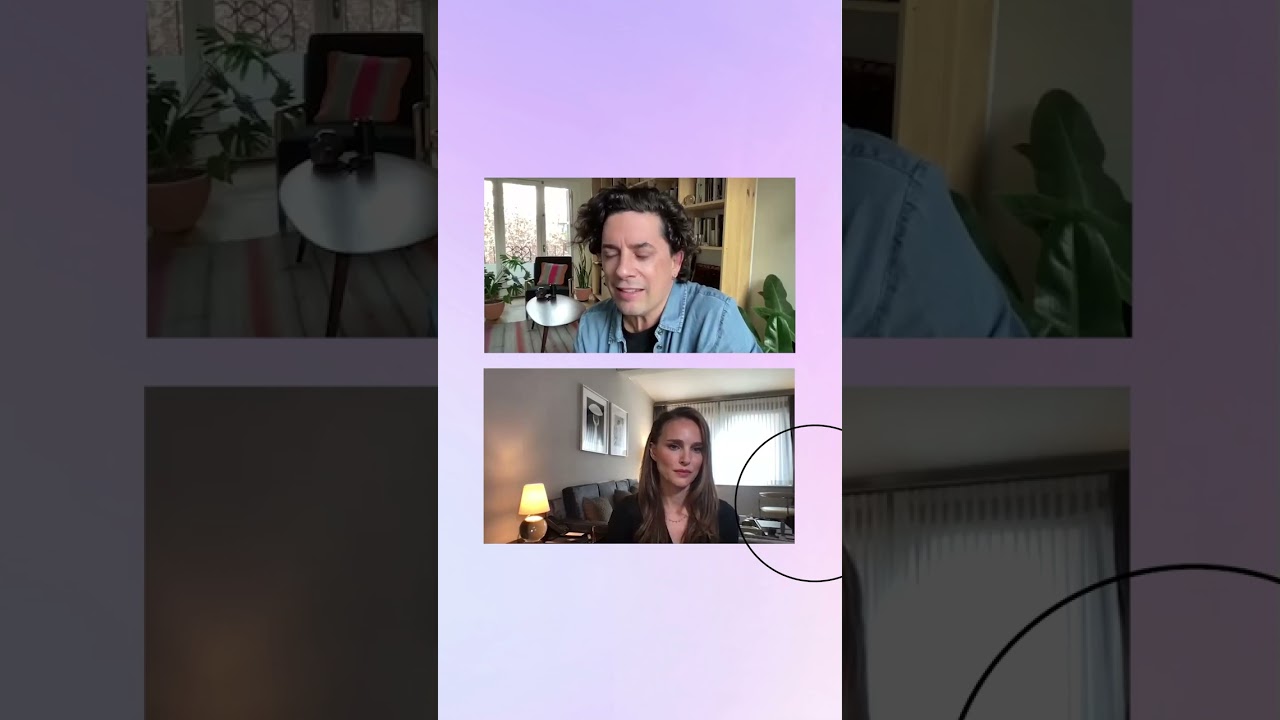 natsbookclub's Natalie Portman with Benjamin Labatut, author of The Maniac