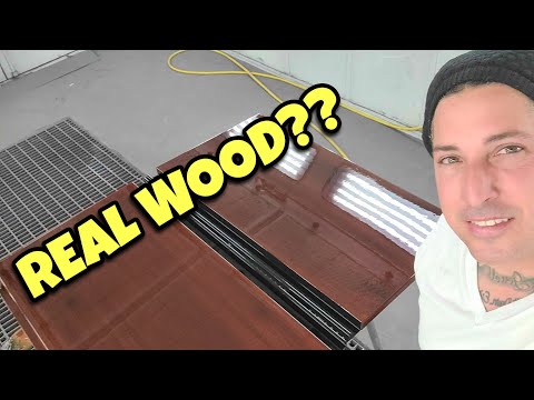CUSTOM WOOD GRAIN WITH AUTOMOTIVE PAINT
