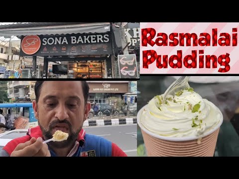Sona Bakers ki Rasmalai Pudding & Pastry | Excellent Fusion of Desi Videshi #sonabakers #tilaknagar