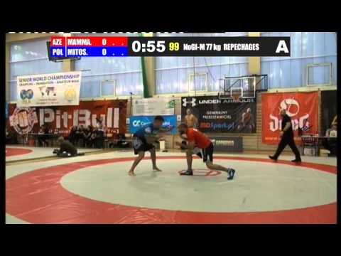 2012 Grappling World Championship 77kg Kamil Mitosek (POL) - Ramil Mammadov (AZE)