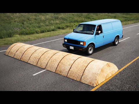Cars vs Wooden Speed Bump #6 Challenge in BeamNG Drive!
