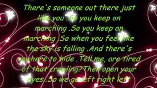 Marching|Paula Deanda + Lyrics =♥