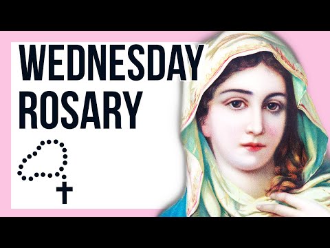 WEDNESDAY - GLORIOUS - Follow Along Rosary 15 Minute - SPOKEN ONLY