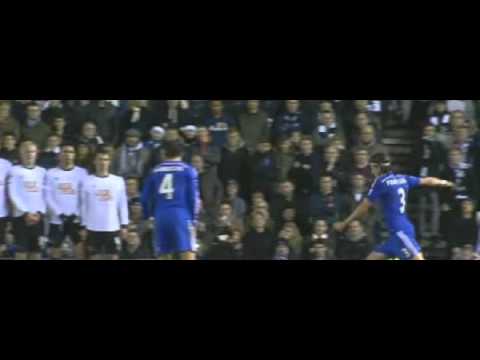 Goal Filipe Luis - Derby 0 - 2 Chelsea - Capital One Cup - 16/12/2014