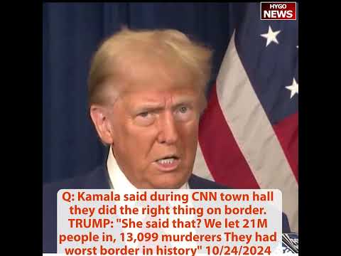 Hillary increasingly bitter; Kamala said they did right thing on border; Trump rips John Kelly