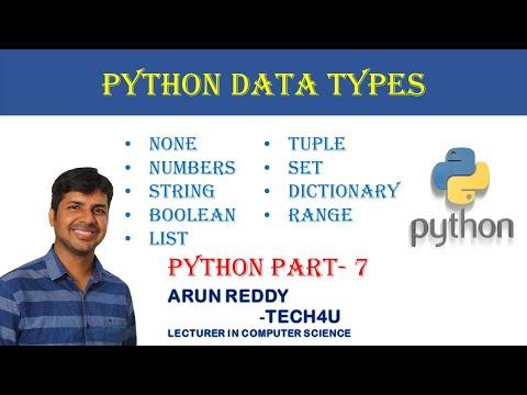 Python Part 7 Data Types