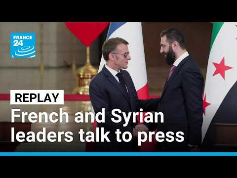 Replay: French and Syrian leaders hold press conference in Damascus