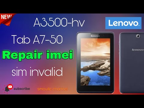 Lenovo tab A3500 A7-50 repair imei and network 👍