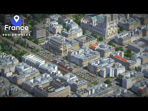 How to Build a French City with the NEW French Region Pack | Cities Skylines 2
