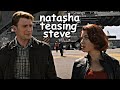 Natasha Teasing Steve For About Three Minutes Bonus She Tries To Find Him A Date