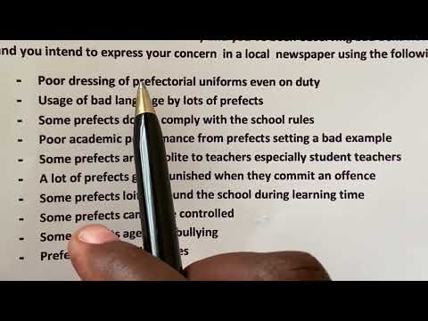 2025 English P1 Article Writing Composition