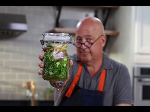 Andrew Zimmern Cooks: Pickled Jalapeños