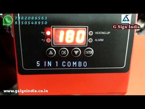 Heat Press Combo Machine