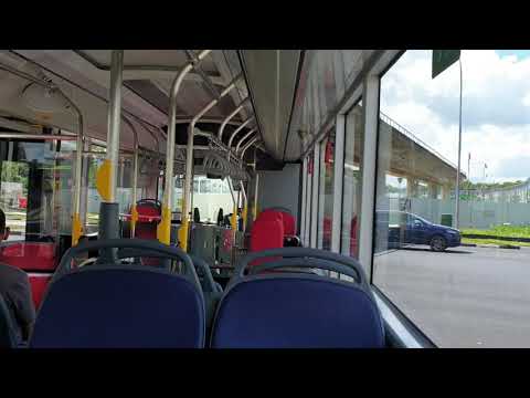 (G-AS) New Electric Bus - Yutong E12, SG3095U on service 15