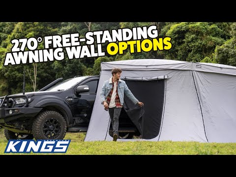 270° Free-Standing Awning Wall Options