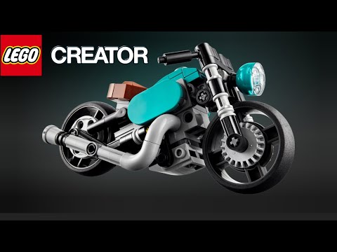 Конструктор LEGO Creator 3-in-1 Винтажный мотоцикл 128 деталей (31135)